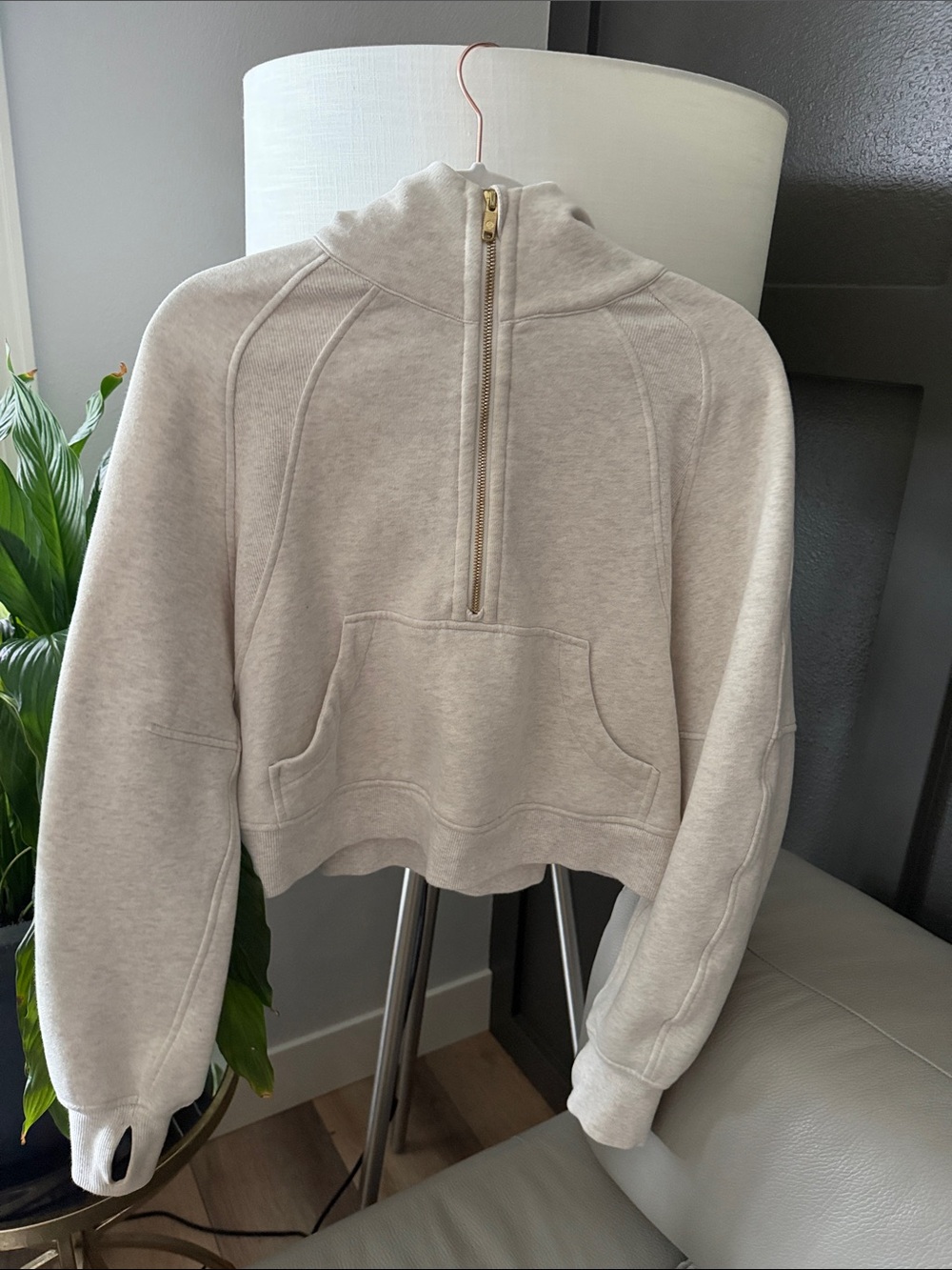 lululemon athletica Cozy Half-Zip Pullover Hoodie - Light Beige